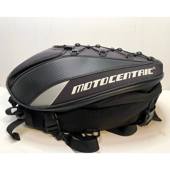 Moto Centric Other - Motocentric rear tail bag backpack motorcycle bike  16" x 12" x 7" soft luggage